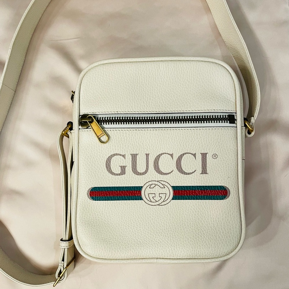 Gucci Vintage Logo Vertical Leather Crossbody